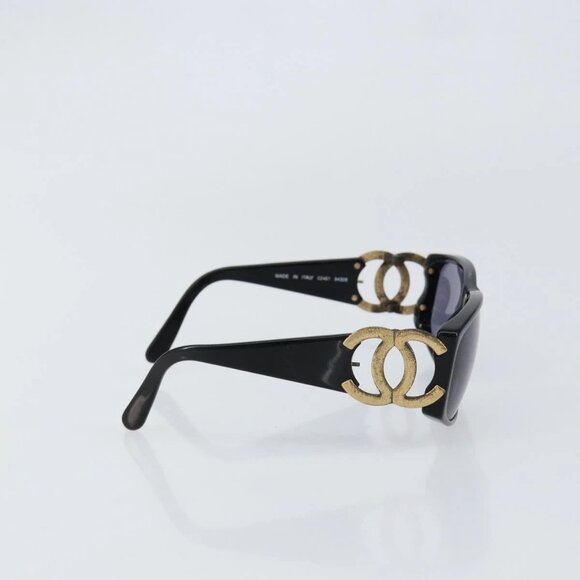 CHANEL Sunglasses plastic Black main image 5